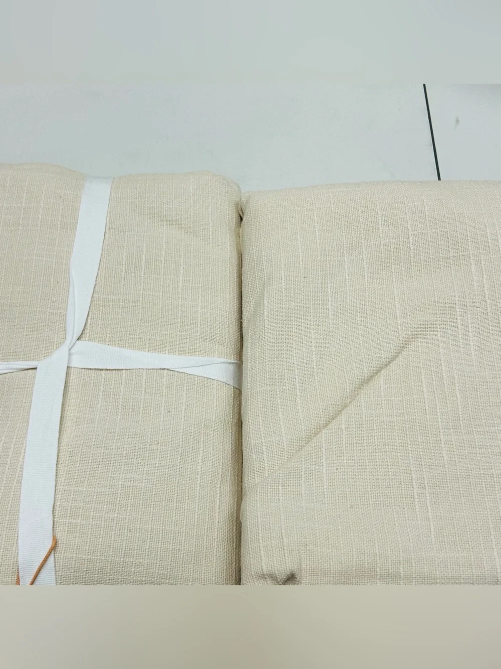 QUINCE Set Of 2 48x84 Cotton Slub Curtains Natural 0372